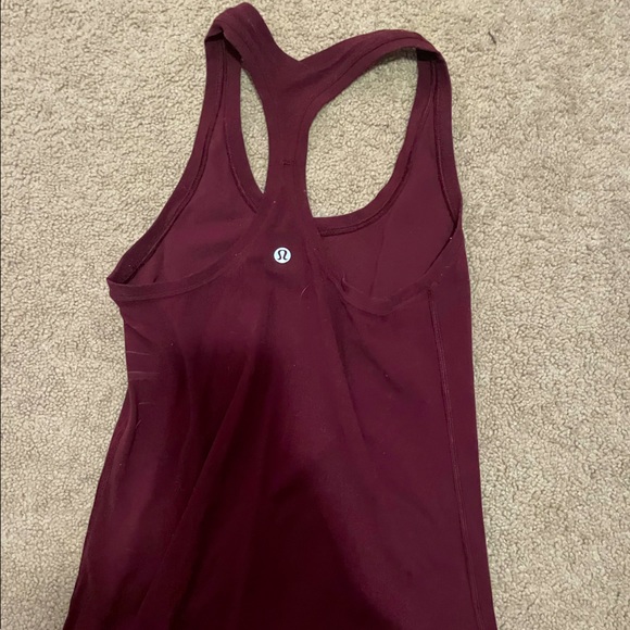 Maroon lululemon tank top - Picture 2 of 2